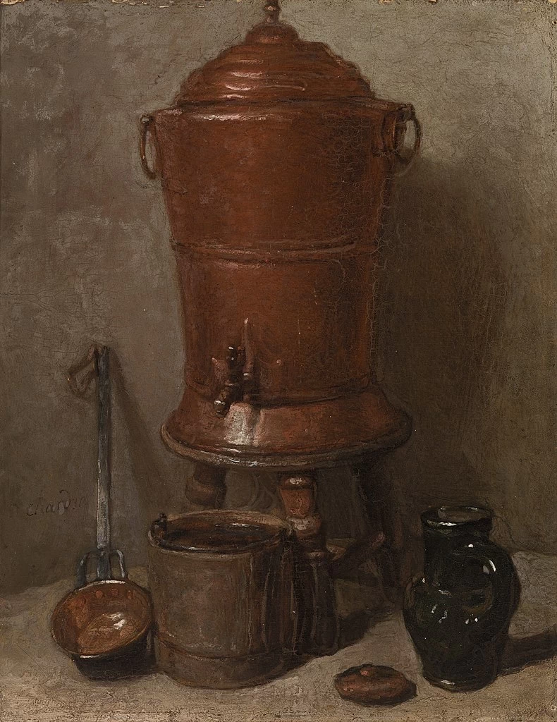 Jean Siméon Chardin - L'urna dell'acqua in rame